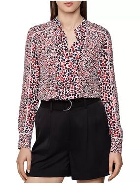 Reiss ottilie printed blouse